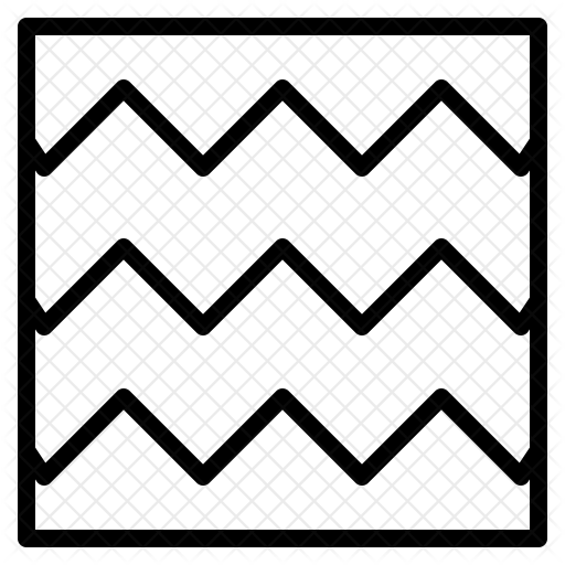 Zigzag Icon - Zigzag Stitch (512x512)