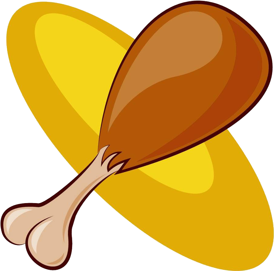 Buffalo Wing Fried Chicken Chicken Leg Roast Chicken - Pierna De Pollo Animado (1000x1000)