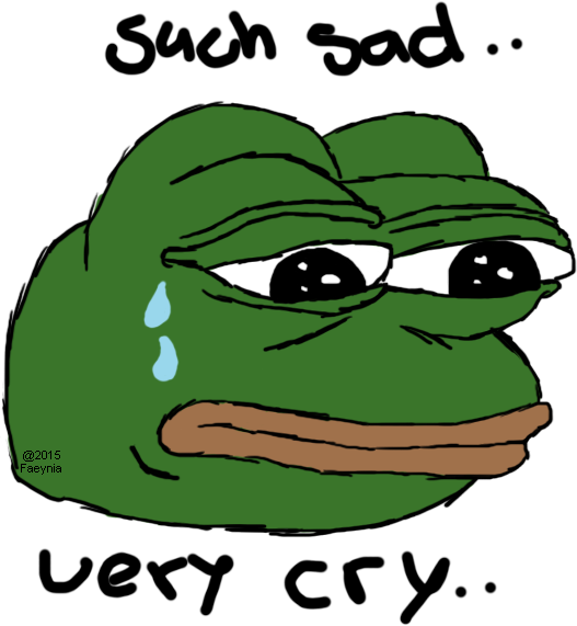 Pepe The Meme Frog By Faeynia - Pepe The Meme (527x571)