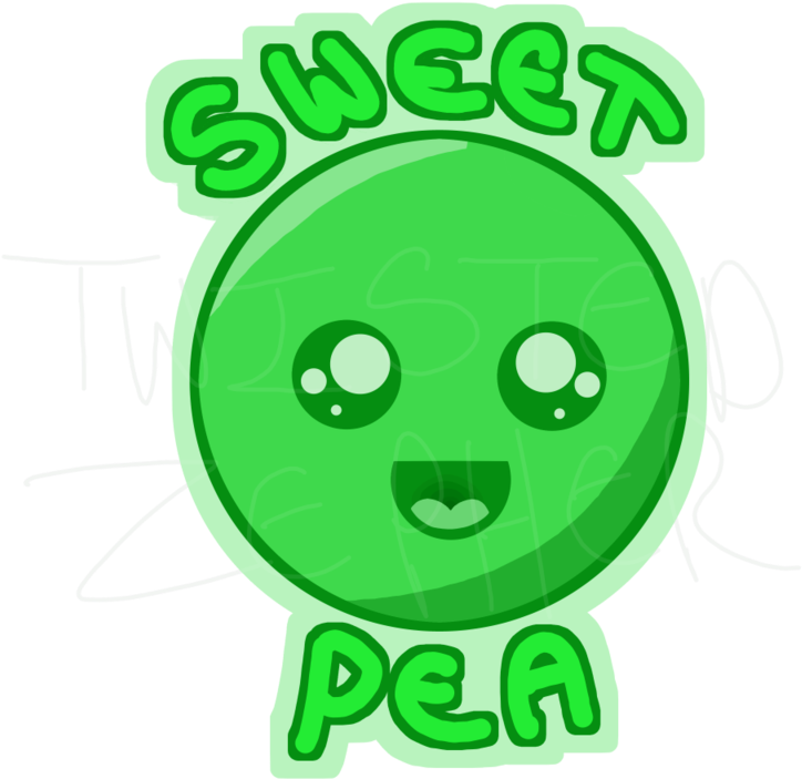 Sweet Pea Logo By Twistedzepher - Cartoon (800x800)