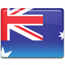 Ausztrália - Australia Flag Icon (870x217)