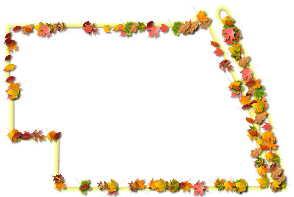 A Yellow And Orange Outline Map Of Indian River With - Floral Design (1024x689)