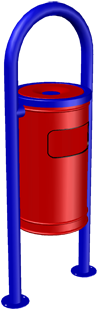 Pencereli̇ Küllüklü U Ti̇pi̇ Çöp Kovasi - Cylinder (540x410)