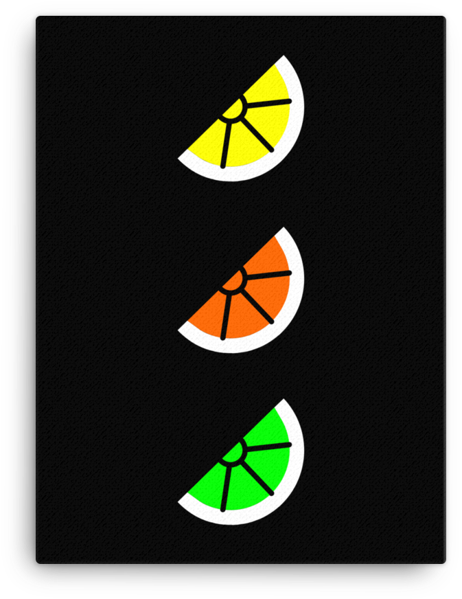 Lemon Orange And Lime Citrus Slices 18 X 24 Canvas - Crescent (1000x1000)
