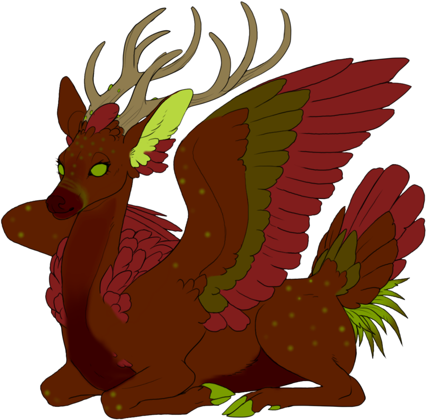 Peryton Contest By Crazyredhead333 - Flight Rising Familiars (894x894)