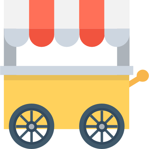 Food Cart Free Icon - Barraca De Sorvete Desenho (512x512)