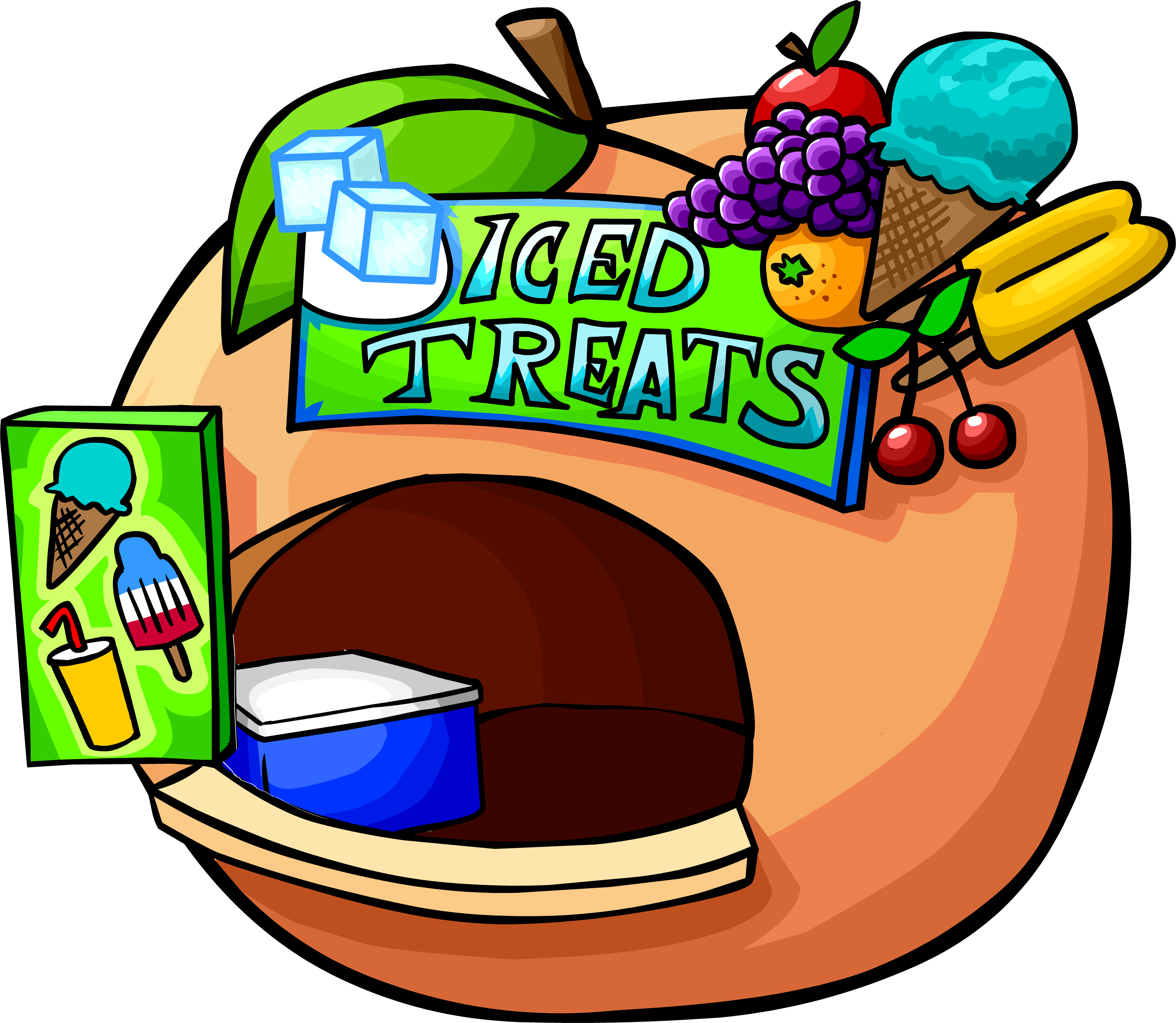 Fall Fair 2007 Forts Food Stand - Club Penguin Water Party (3359x2923)