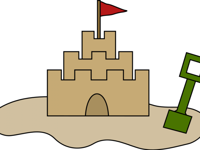 Sand Castle Clipart Clip Art - Sand Castle Clip Art (640x480)