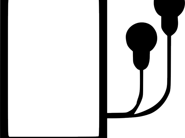 Headphone Clipart Iphone - Iphone (640x480)