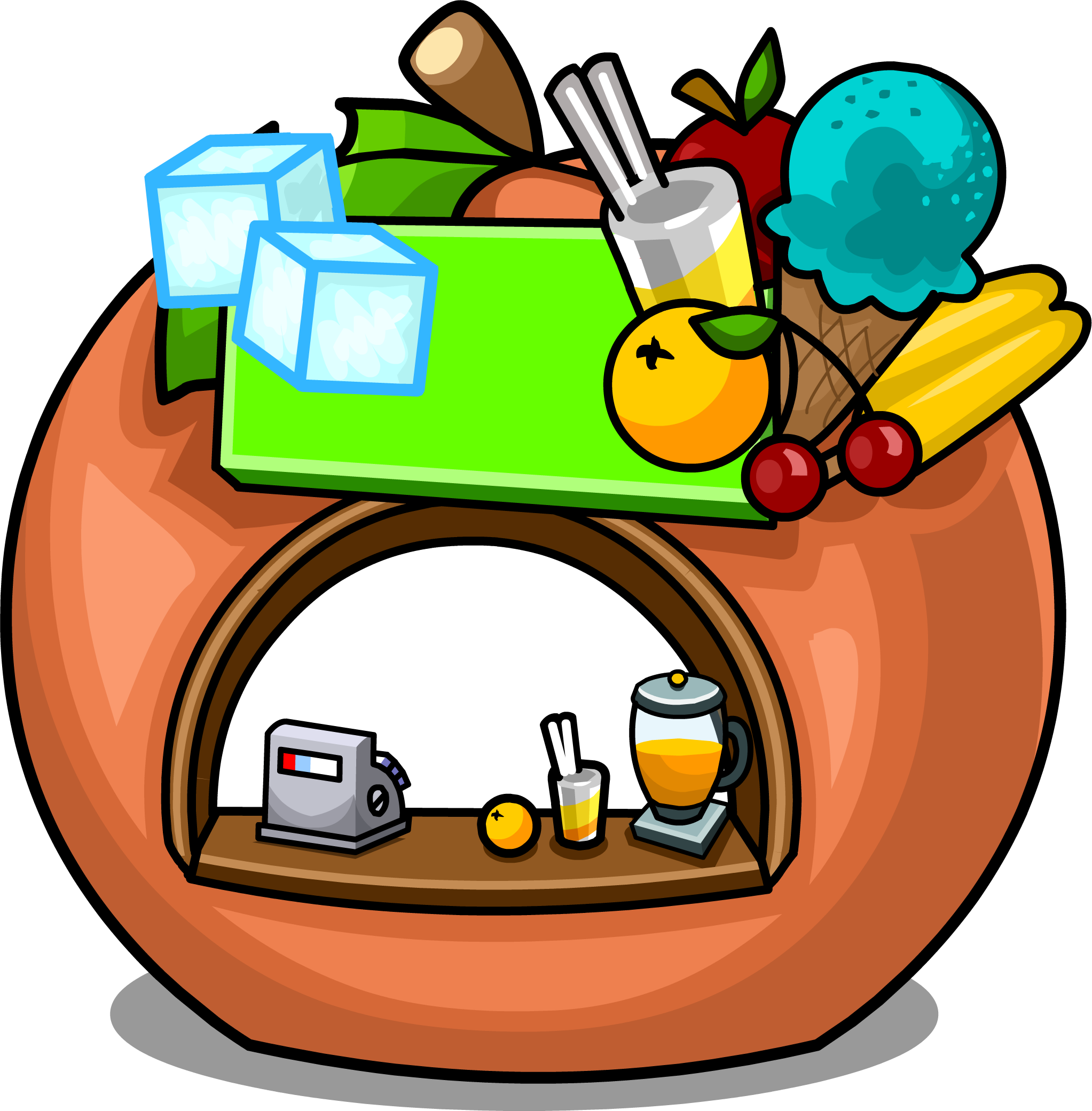 Food Stand Sprite 002 - Food (2045x2081)