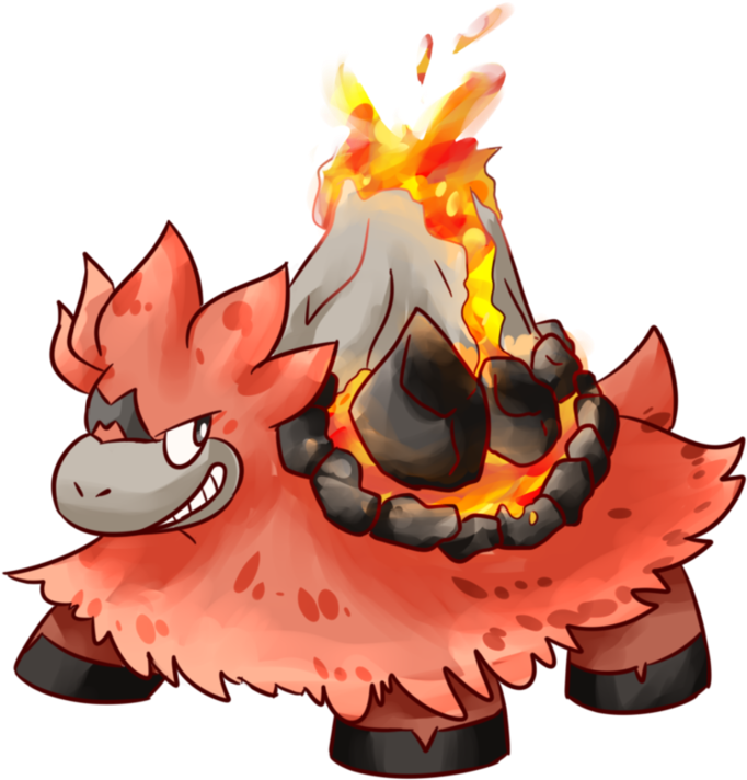 Mega Camerupt By Furizubak - Camerupt (931x859)