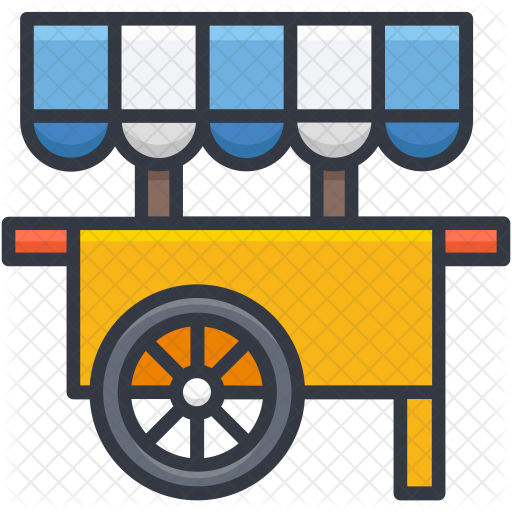 Vending Cart Icon - Food (512x512)