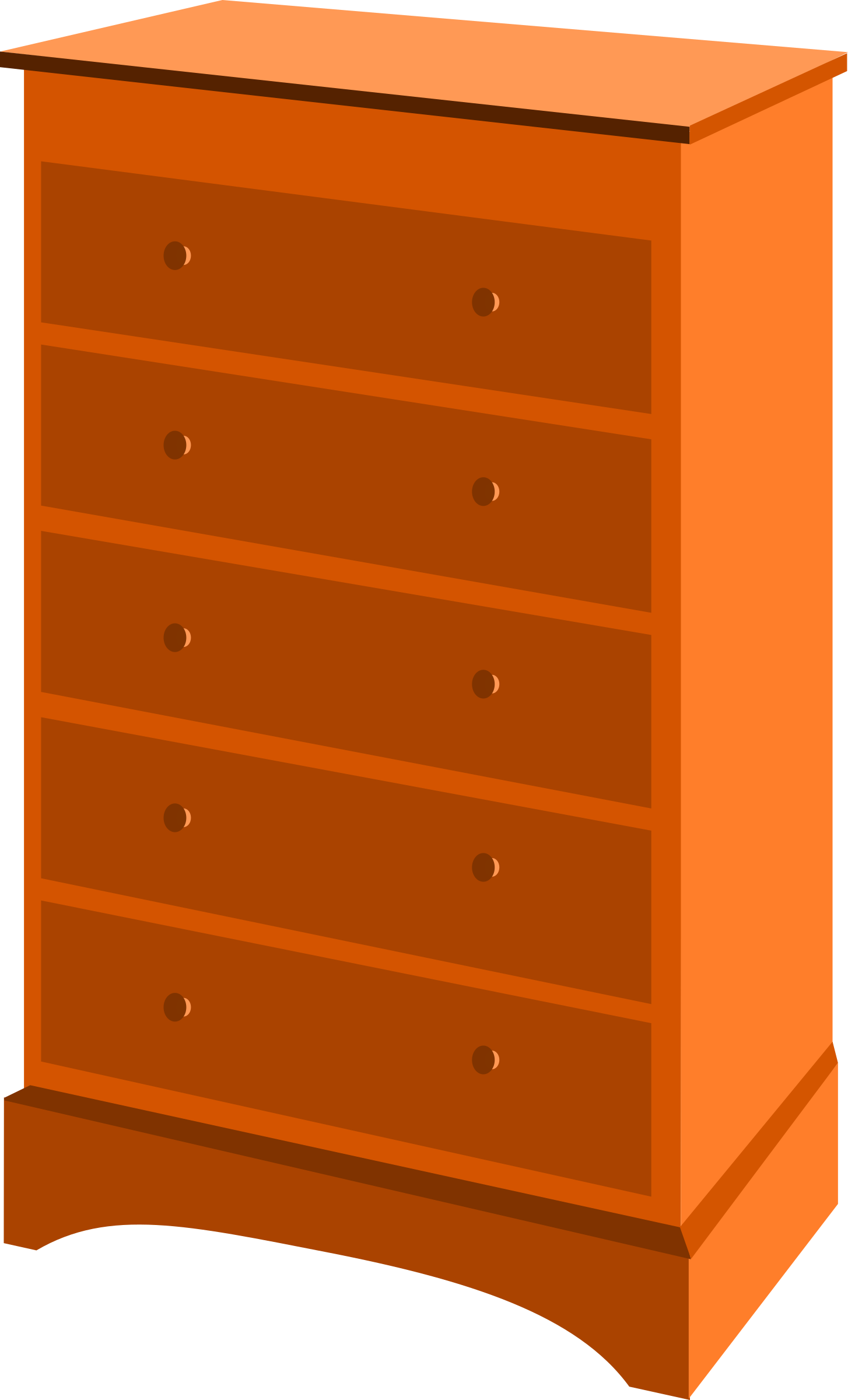 Cupboard, Closet Clipart Png Image - Chest Of Drawers Clipart (1454x2400)
