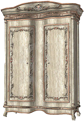 Wardrobe Furniture, Clip Art, Vintage Wardrobe, Image - Cupboard (322x448)