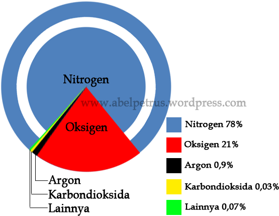 Udara Bebas Yang Digunakan Oleh Manusia Untuk Bernapas - Komposisi Udara Di Atmosfer (573x442)