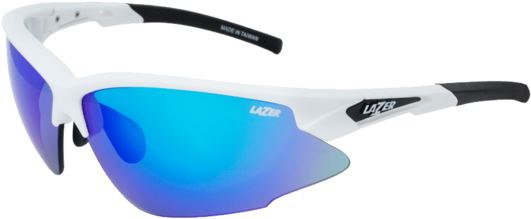Lazer Argon Race Arr Sunglasses - Lazer White Argon Race Cycling Glasses | One Size (650x650)
