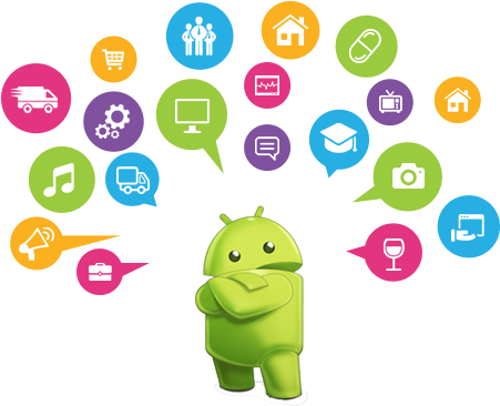 Android Application Development Company - Android App Development Icons (450x380)