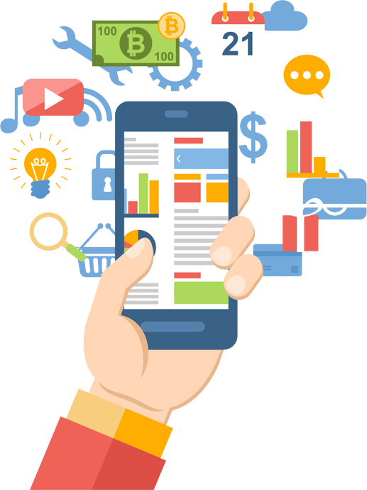 Android Application Development - App Stores Optimization Png (517x690)