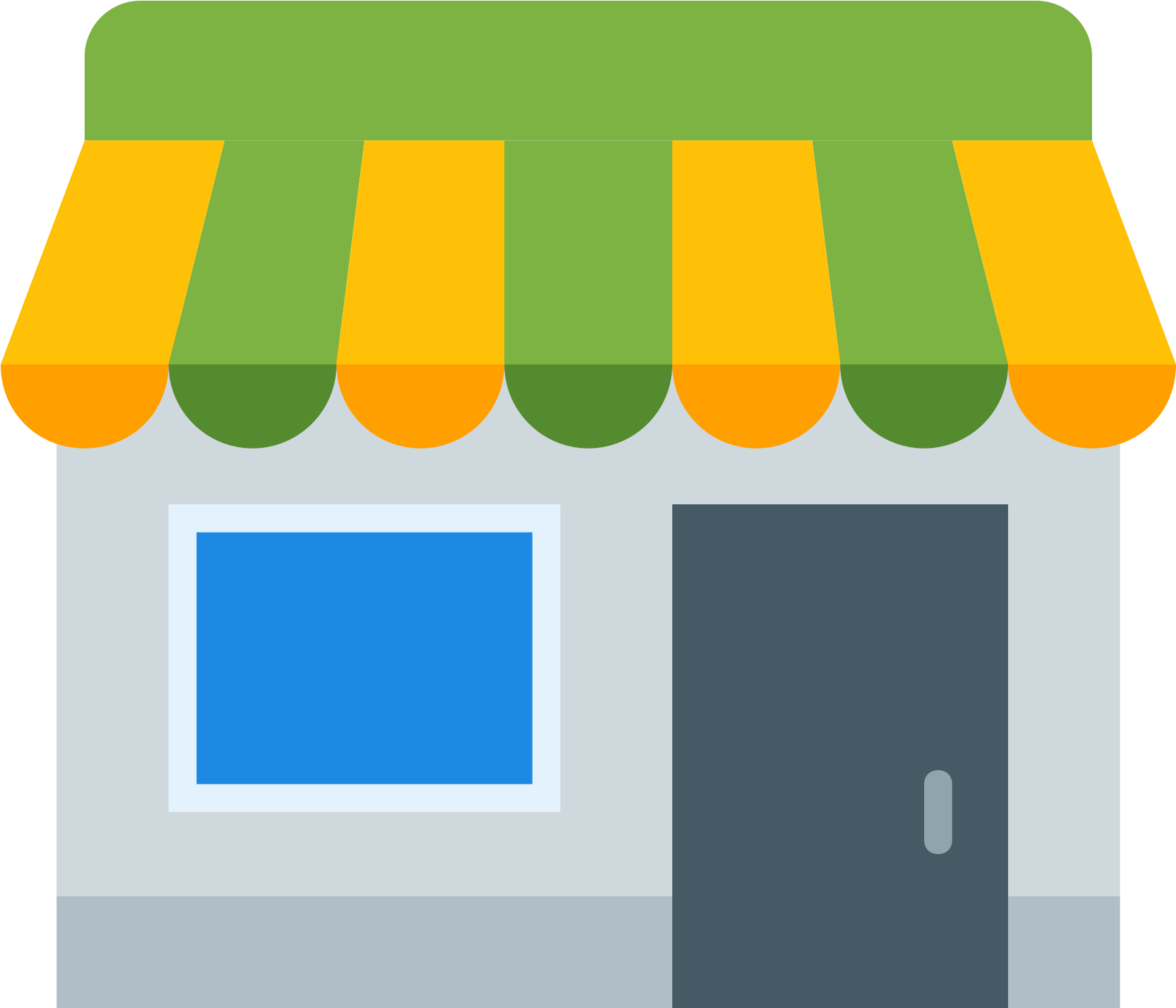 Open - Store Flat Icon Png (2000x2000)