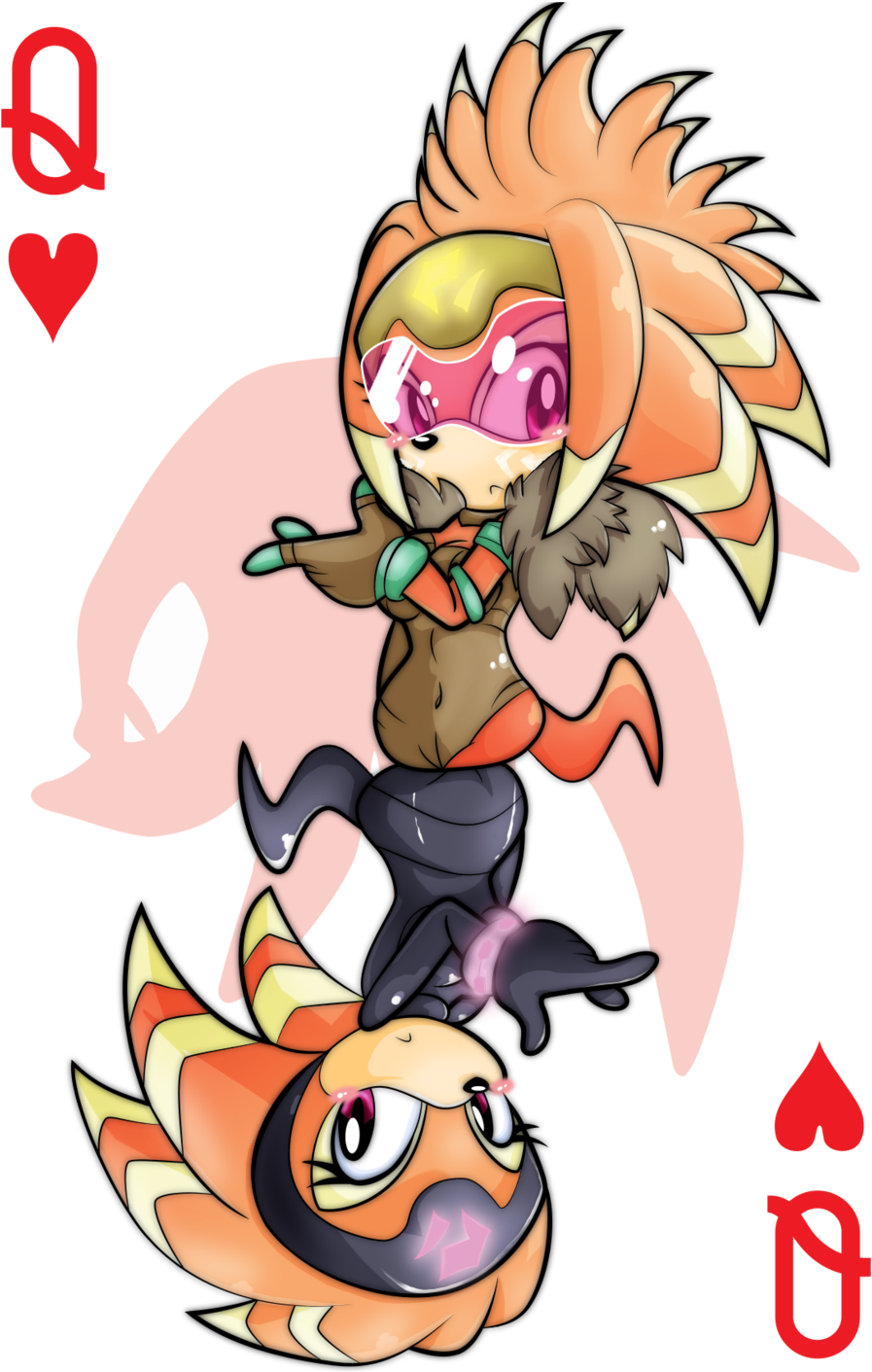 Rise Of Lyric Sonic And The Secret Rings Knuckles The - Sonic Shade The Echidna (1024x1445)