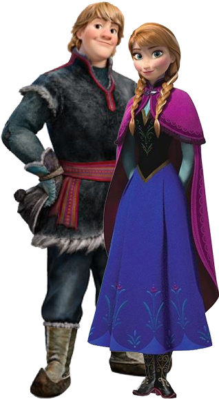 Anna And Kristoff - Frozen Sven And Kristoff (332x590)