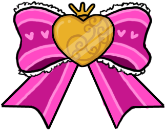 Queen Hearts Ribbon By Gangst Ah Pimp - Ribbon Pokemon (348x358)