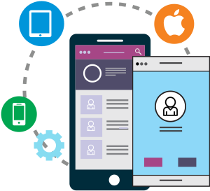 With Our In-depth Knowledge Of Development Processes, - Mobile Application Development Logo (410x380)