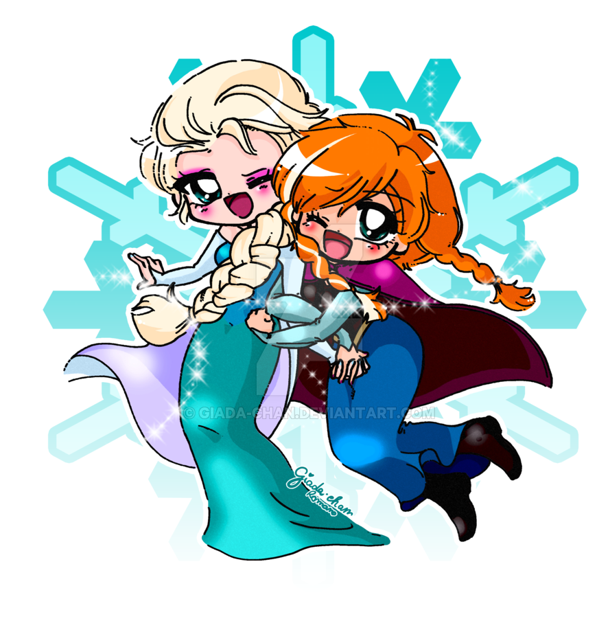 Elsa And Anna - Frozen (900x900)