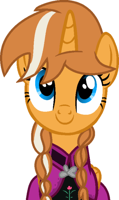 My Little Frozen Images Anna Wallpaper And Background - My Little Pony Frozen Anna (400x667)