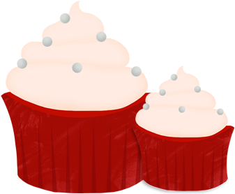 Flavors - Vanilla - Chocolate - Red Velvet - Cupcake (360x360)
