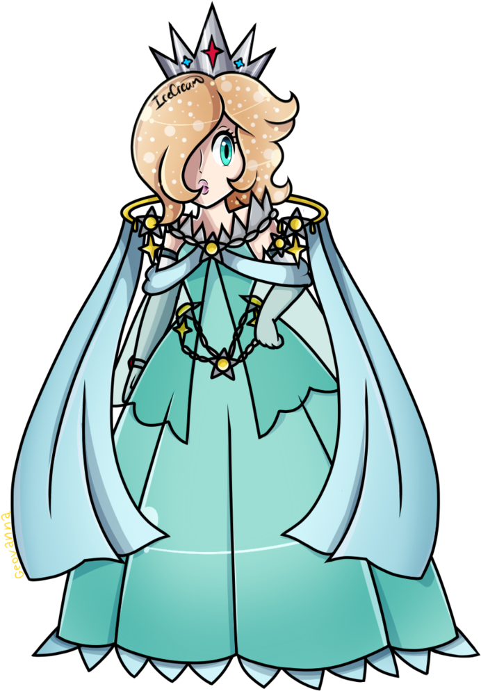 Queen Rosalina [collab] By Luna2528cp - Cartoon (774x1032)