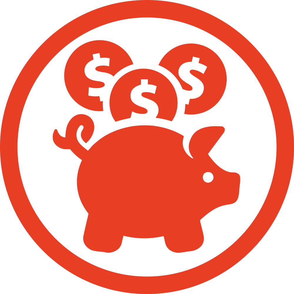 Computer Icons Piggy Bank Money - Computer Icons Piggy Bank Money (1000x1000)