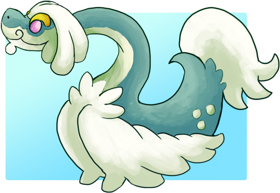 Drampa Sun/moon Pokemon By Mewhaku - Drampa Pokemon Fan Art (1024x701)