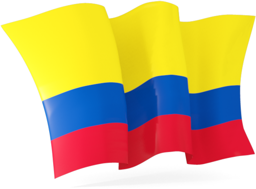 Illustration Of Flag Of Colombia - Colombia Flag Waving (640x480)