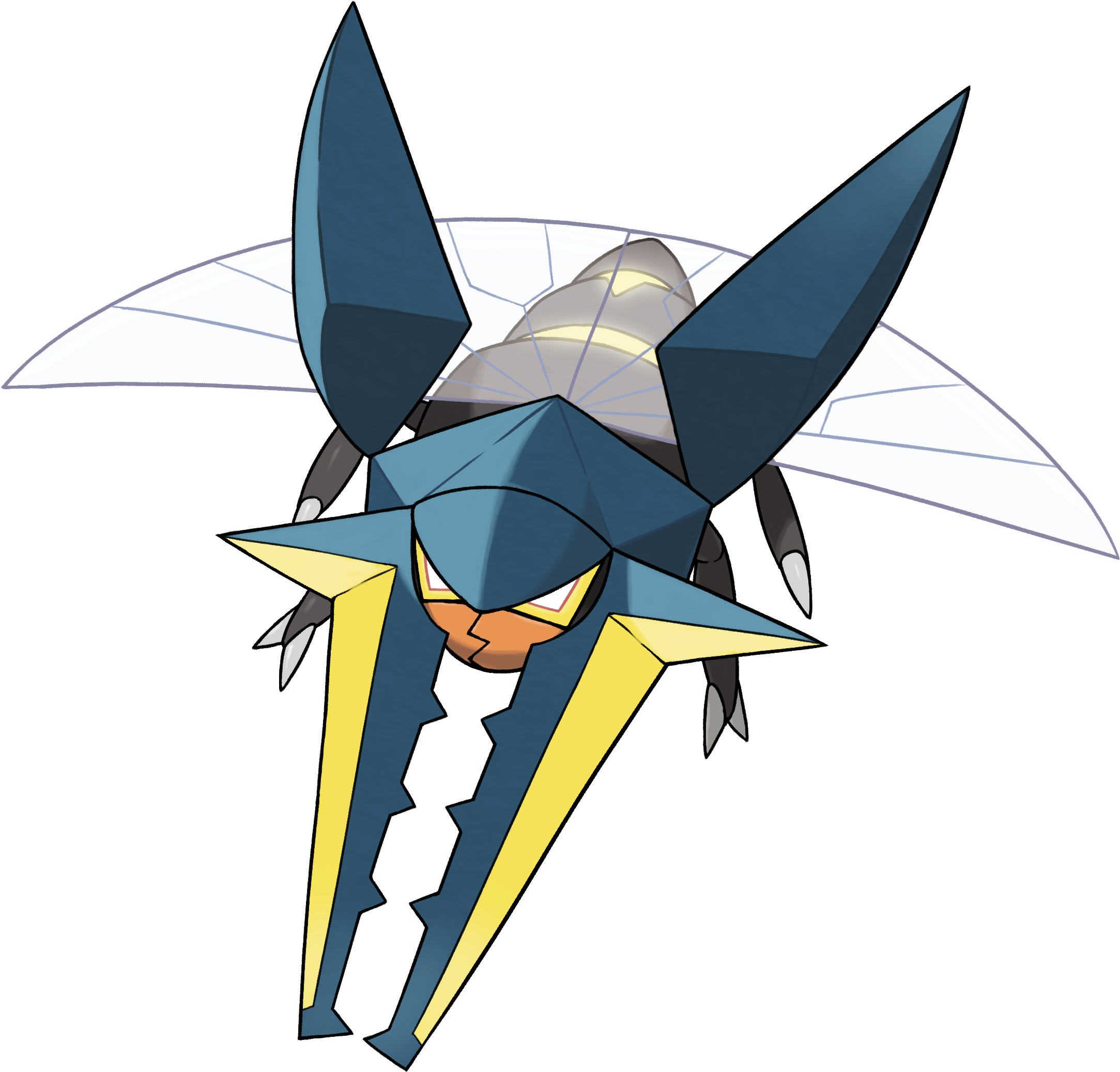 Pokemon Sun And Moon Pokemon S And M Alola Region 7th - Pokemon Vikavolt (2485x2429)