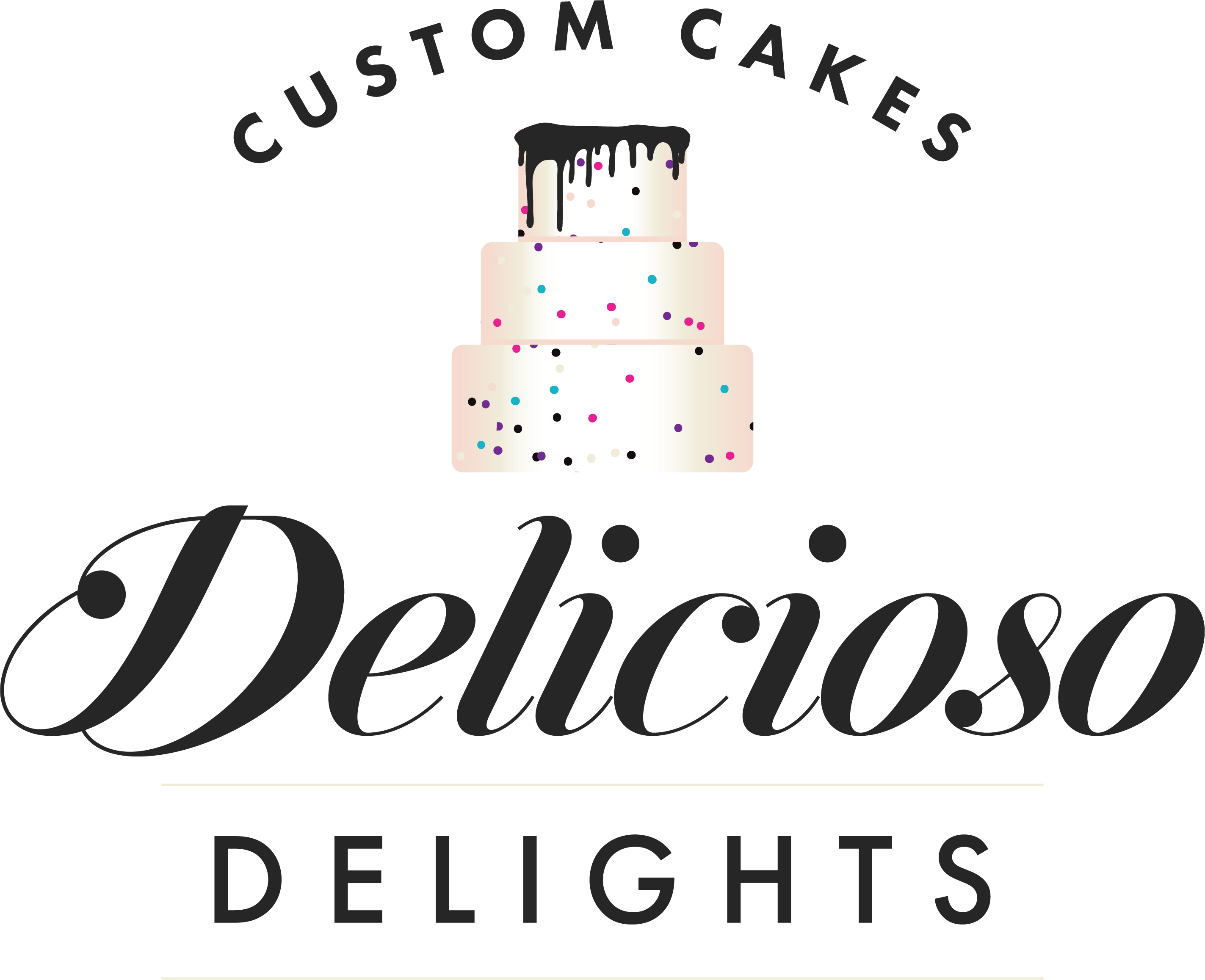 Celebrate Your Next Event With A Cake From - Logo Delicioso (2846x2315)