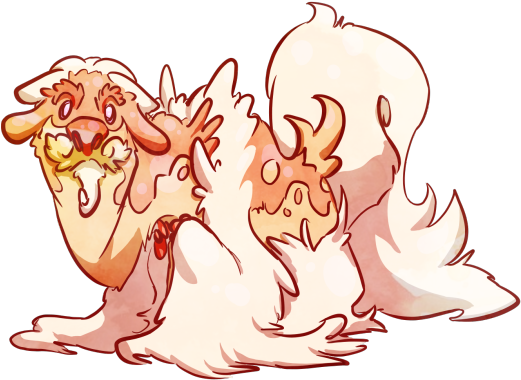 Have Some Art Of A Shiny Drampa I Made On Another Blog, - Cartoon (540x385)