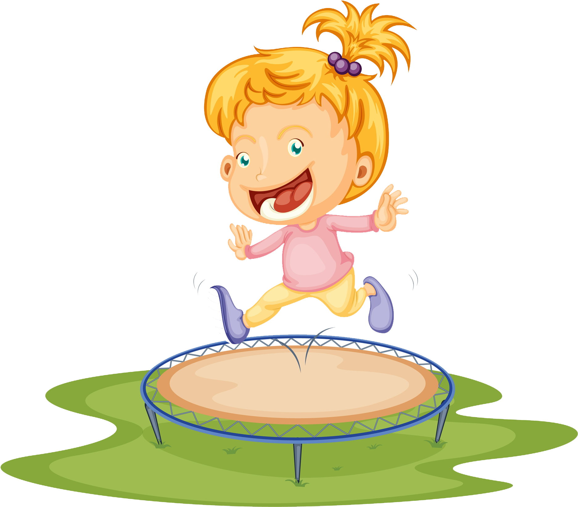 Trampoline Stock Photography Cartoon Stock Illustration - Trambolin Çizimi (1961x1782)