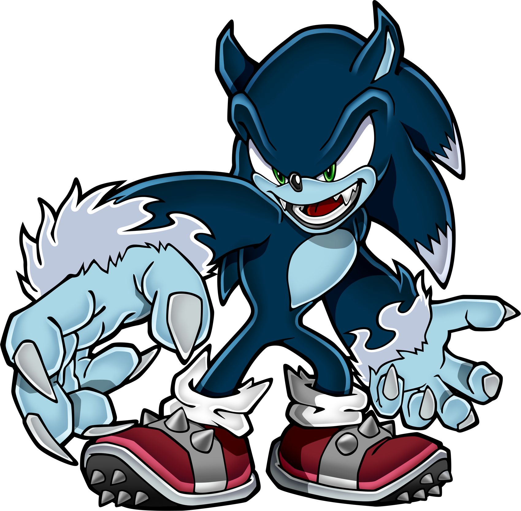 Sonic The Hedgehog Werehog (1699x1669)