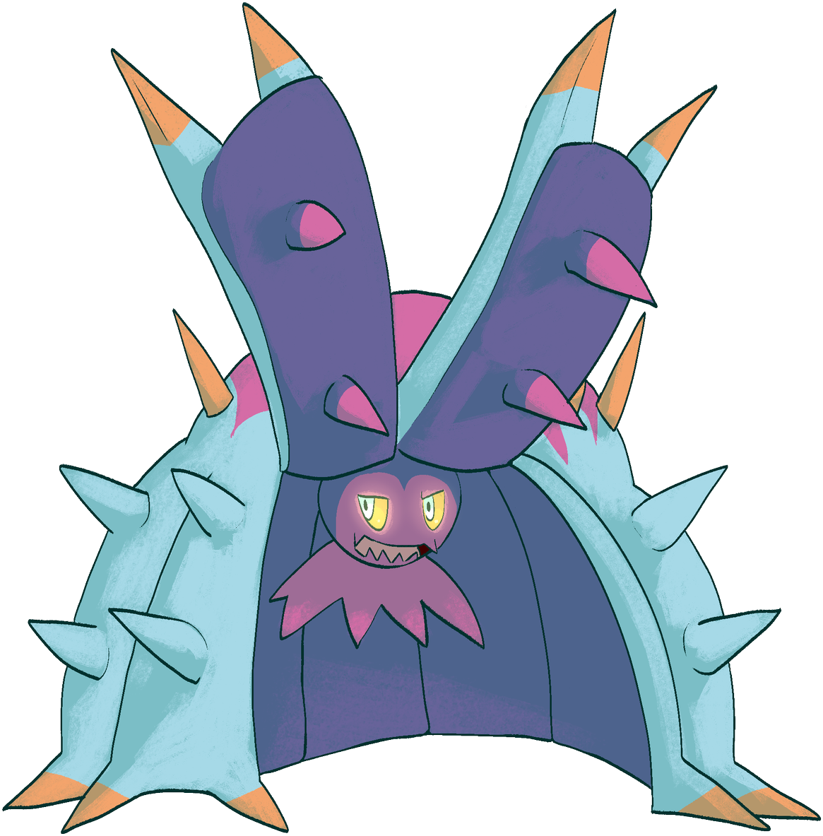 Toxapex - Toxapex Pokemon Png (1176x1200)