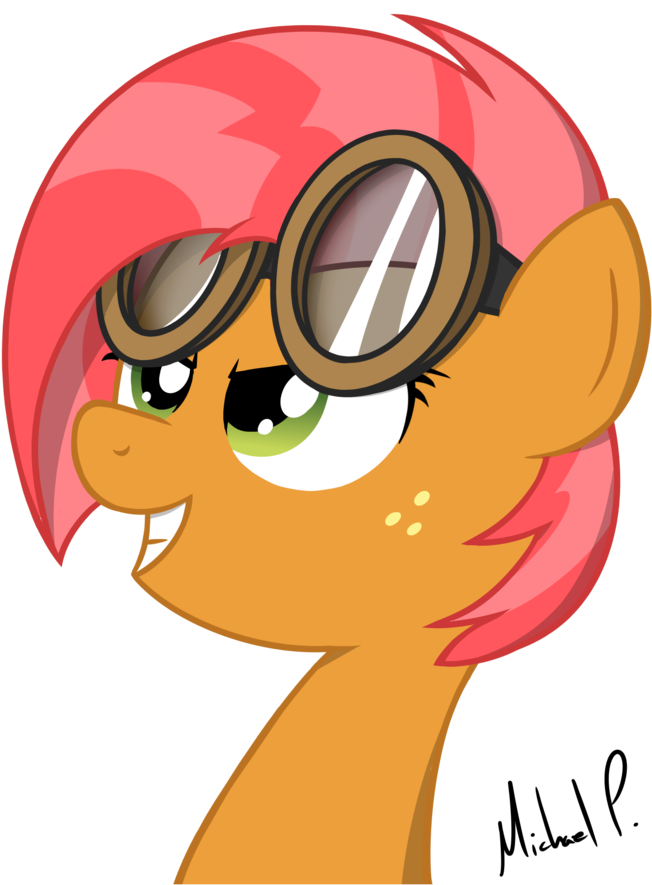 Mark33776, Babs Seed, Goggles, Safe, Simple Background, - Cartoon (754x1024)