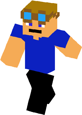 Me With Steampunk Goggles Skin - Pokemon Red Minecraft Skin (317x453)