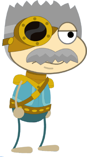 Captain Ziggs - Poptropica Steamworks Island Robot (300x543)