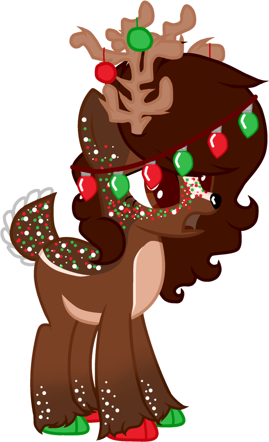 Christmas Reindeer - Chocolate (1024x1792)