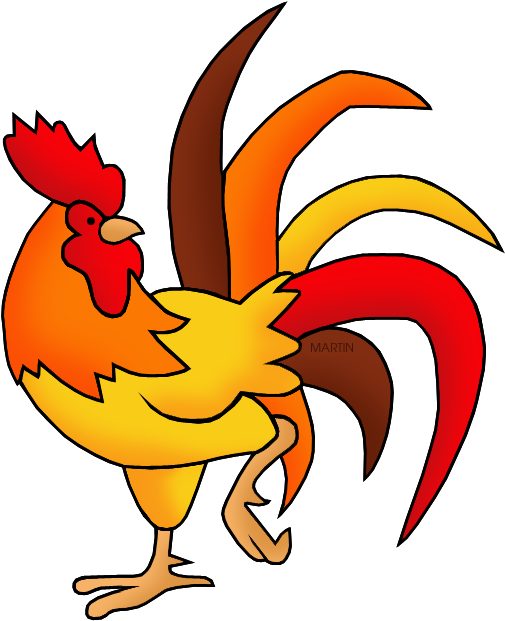 Rooster - Rooster New Year Gif (544x648)