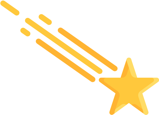 Shooting Star, Universe, Christmas, Ornament, Star, - Shooting Star Png Transparent (512x512)