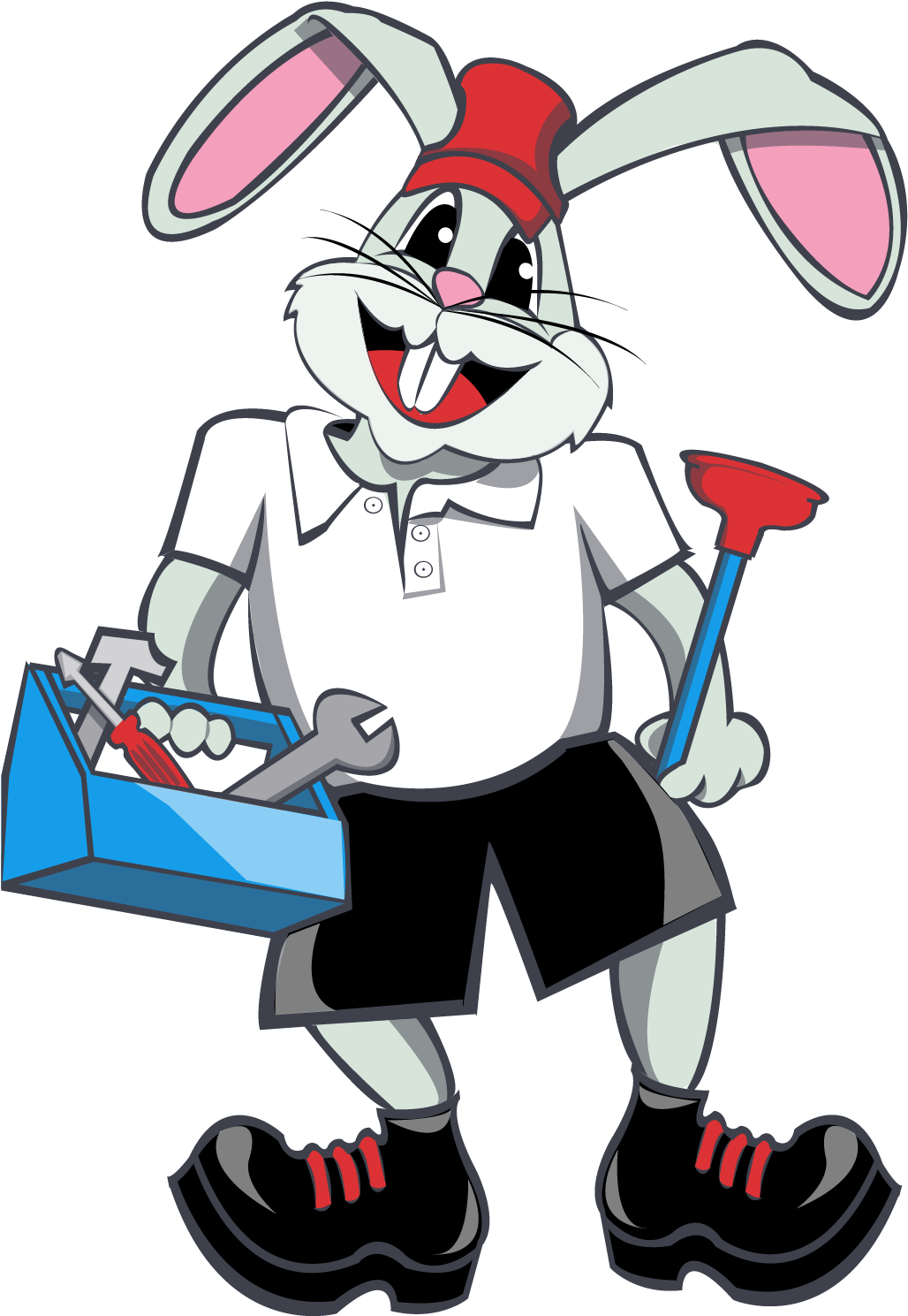 Bold, Playful, Plumbing Illustration Design For A Company - Design (1500x1500)