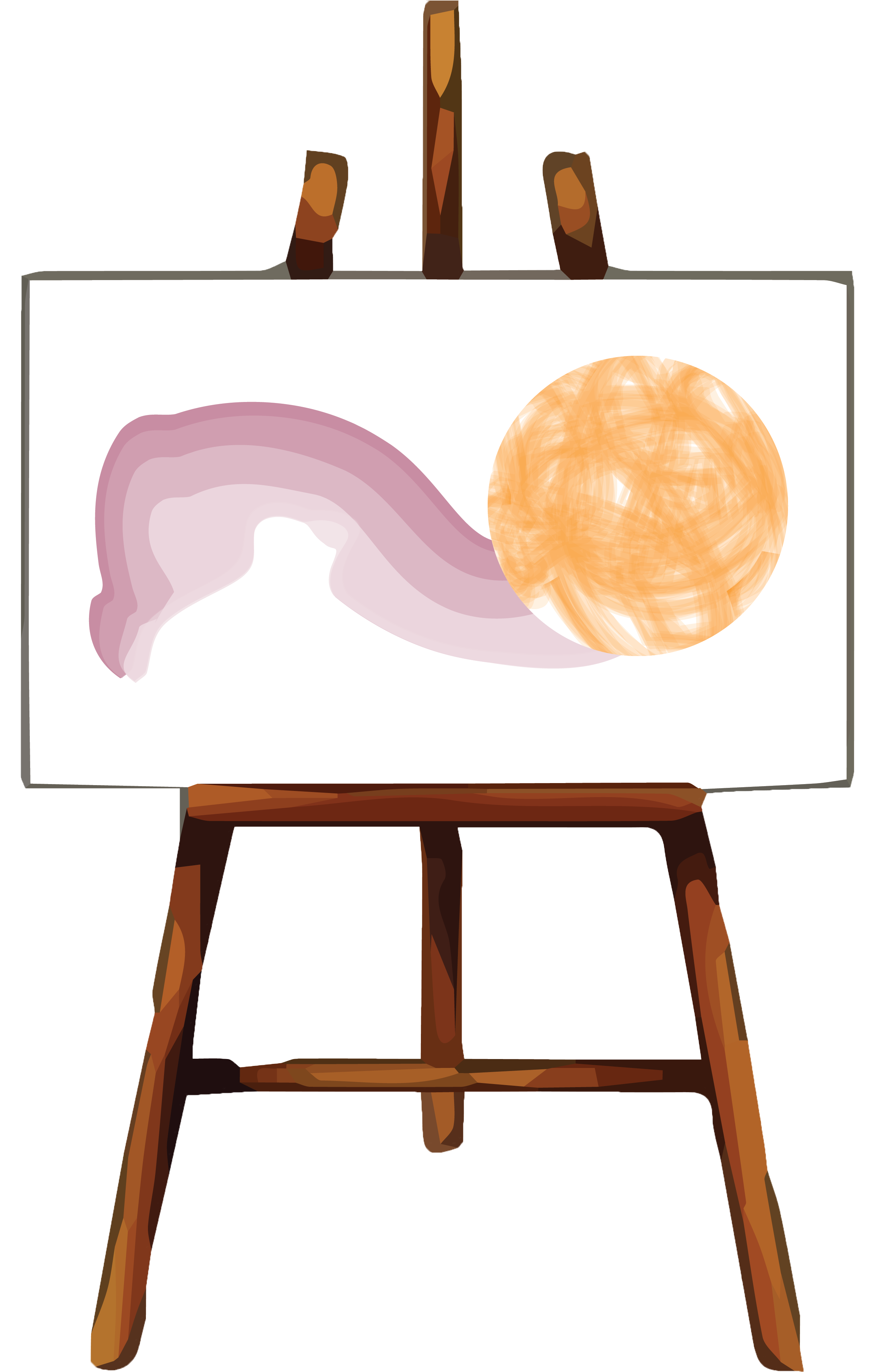 Easel - Easel Clip Art (2554x4086)
