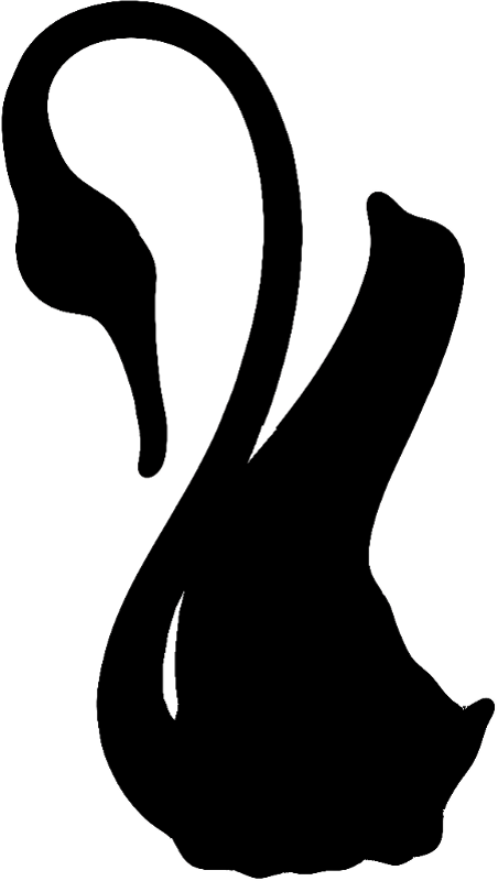 Swan Silhouette Png By Clipartcotttage On Deviantart - Swan Silhouette Png (452x800)