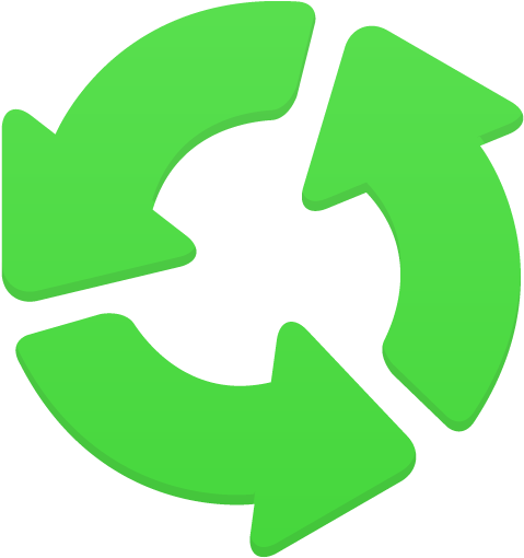 3d Model Free Rotation Arrow 3d Model Yobi3dcom - Green Circle Arrow Icon (512x512)